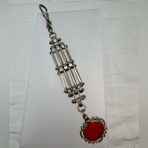 Vintage Carnelian Watch Fob for Pocket Watch